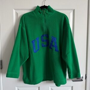 Vintage USA Fleece Quarter Zip